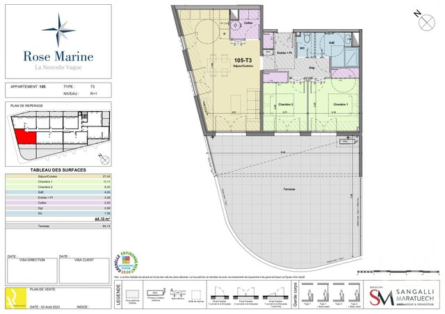 Appartement F3 à vendre PORT LA NOUVELLE